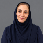 Professional Portrait of a Woman in Navy Hijab